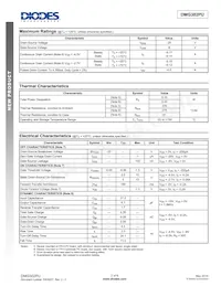 DMG302PU-7 Datasheet Pagina 2