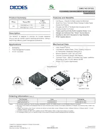 DMG7401SFGQ-13 Datasheet Cover