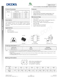 DMN1019UVT-13 Datasheet Cover