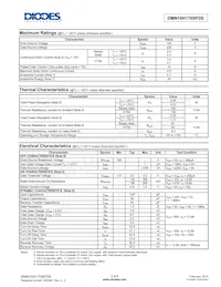 DMN10H170SFDE-7 Datasheet Pagina 2