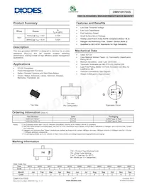 DMN10H700S-13 Datasheet Cover