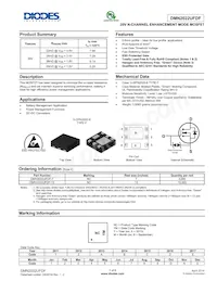 DMN2022UFDF-13 Datasheet Cover