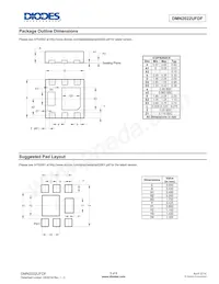 DMN2022UFDF-13 Datasheet Page 5