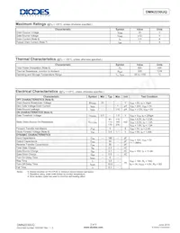 DMN2230UQ-13 Datasheet Pagina 2