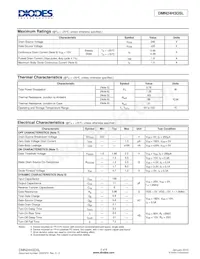 DMN24H3D5L-13 Datasheet Pagina 2