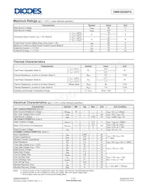 DMN3009SFG-13 Datasheet Pagina 2