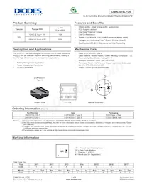 DMN3016LFDE-13 Datasheet Cover