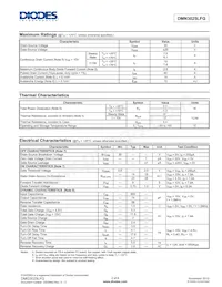 DMN3025LFG-13 Datasheet Pagina 2