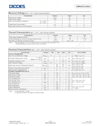 DMN3033LSNQ-13 Datasheet Page 2