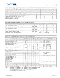 DMN3042LFDF-13 Datasheet Page 2