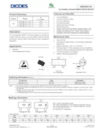 DMN3067LW-13 Datasheet Cover