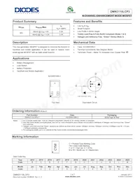 DMN3110LCP3-7 Datasheet Cover