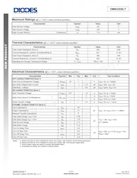 DMN33D8LT-7 Datasheet Page 2