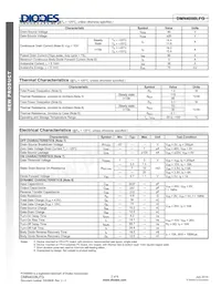 DMN4008LFG-13 Datasheet Page 2