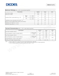 DMN4010LFG-13 Datasheet Page 2