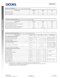 DMN53D0L-13 Datasheet Page 2