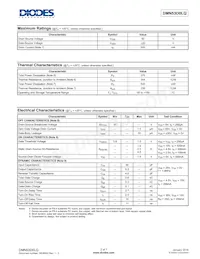 DMN53D0LQ-13 Datasheet Page 2