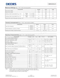 DMN53D0LW-13 Datasheet Page 2