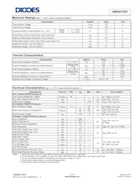 DMN6070SY-13 Datasheet Page 2