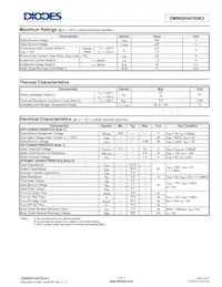 DMN60H4D5SK3-13 Datenblatt Seite 2