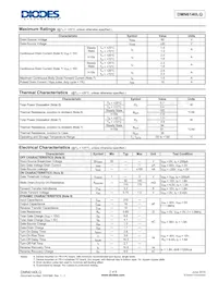 DMN6140LQ-13 Datasheet Pagina 2