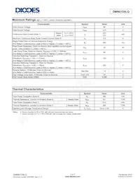 DMN61D8LQ-7 Datasheet Page 2