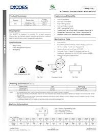 DMN61D9U-13 Datasheet Cover