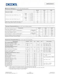 DMN62D0SFD-7 Datasheet Pagina 2