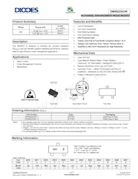 DMN62D0UW-13 Datasheet Cover