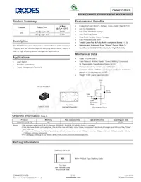 DMN62D1SFB-7B Datasheet Cover