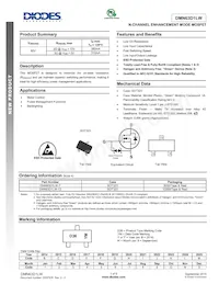 DMN63D1LW-7 Datasheet Cover
