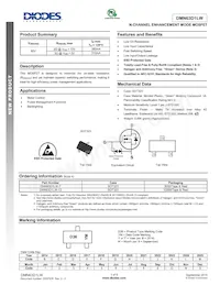 DMN63D1LW-7 Datenblatt Cover