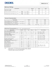 DMN65D8LFB-7 Datasheet Page 3