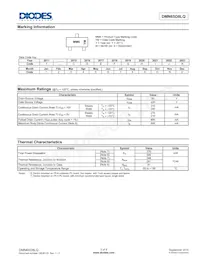DMN65D8LQ-13 Datasheet Page 2