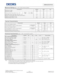 DMNH4005SPSQ-13 Datasheet Page 2