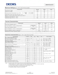 DMNH6042SK3-13 Datasheet Page 2
