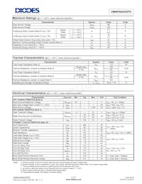 DMNH6042SPD-13 Datasheet Page 2