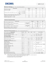 DMP1011LFV-7 Datenblatt Seite 2