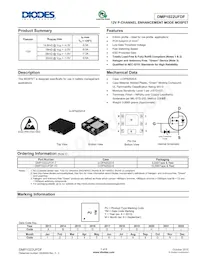 DMP1022UFDF-13 Datasheet Cover