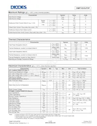DMP1022UFDF-13 Datasheet Pagina 2