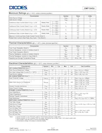 DMP1045U-7 Datasheet Pagina 2