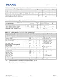 DMP10H4D2S-13 Datasheet Pagina 2
