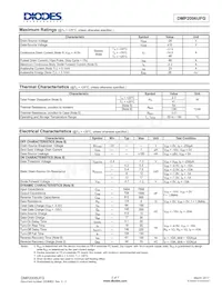 DMP2006UFG-13 Datasheet Page 2