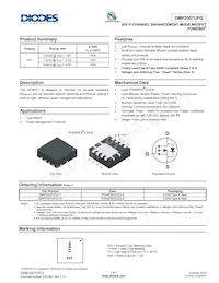 DMP2007UFG-13 Datasheet Cover