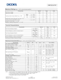 DMP2023UFDF-13 Datasheet Page 2