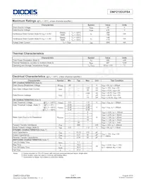 DMP210DUFB4-7B Datasheet Page 3