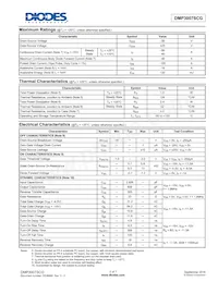 DMP3007SCG-7 Datasheet Page 2