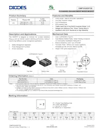 DMP3026SFDE-7 Datasheet Cover