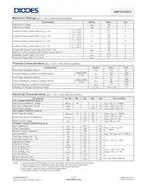 DMP3036SFG-13 Datenblatt Seite 2