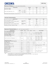 DMP3068L-13 Datasheet Page 2